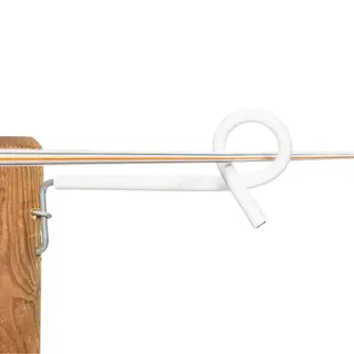 Gallagher Afstandisolator krulstaart (wit, 17,5cm, 10 stuks)