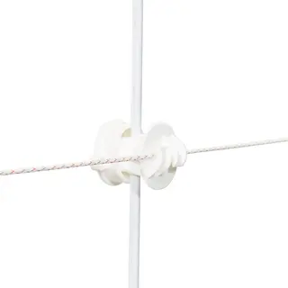 Gallagher Schroefisolator (wit, palen ø 6-14mm, 10 stuks)