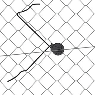 Gallagher Afstandisolator (gaas, 32cm, 25 stuks)