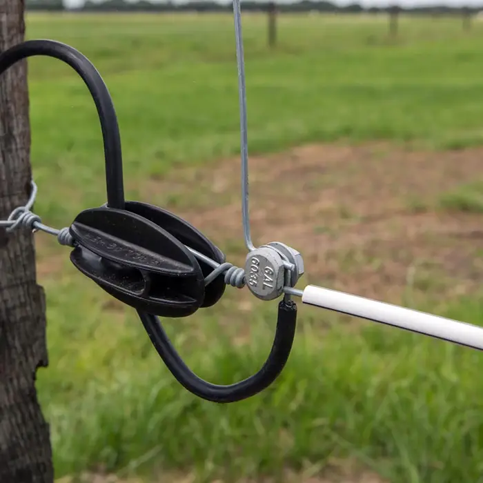 Gallagher Draadklem (rond, 10 stuks)