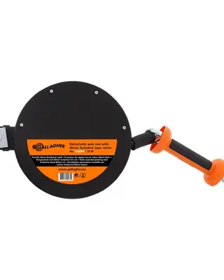 Rol-poortset 40 mm lint (15 meter, wit)