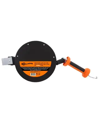 Rol-poortset 40 mm lint (15 meter, wit)