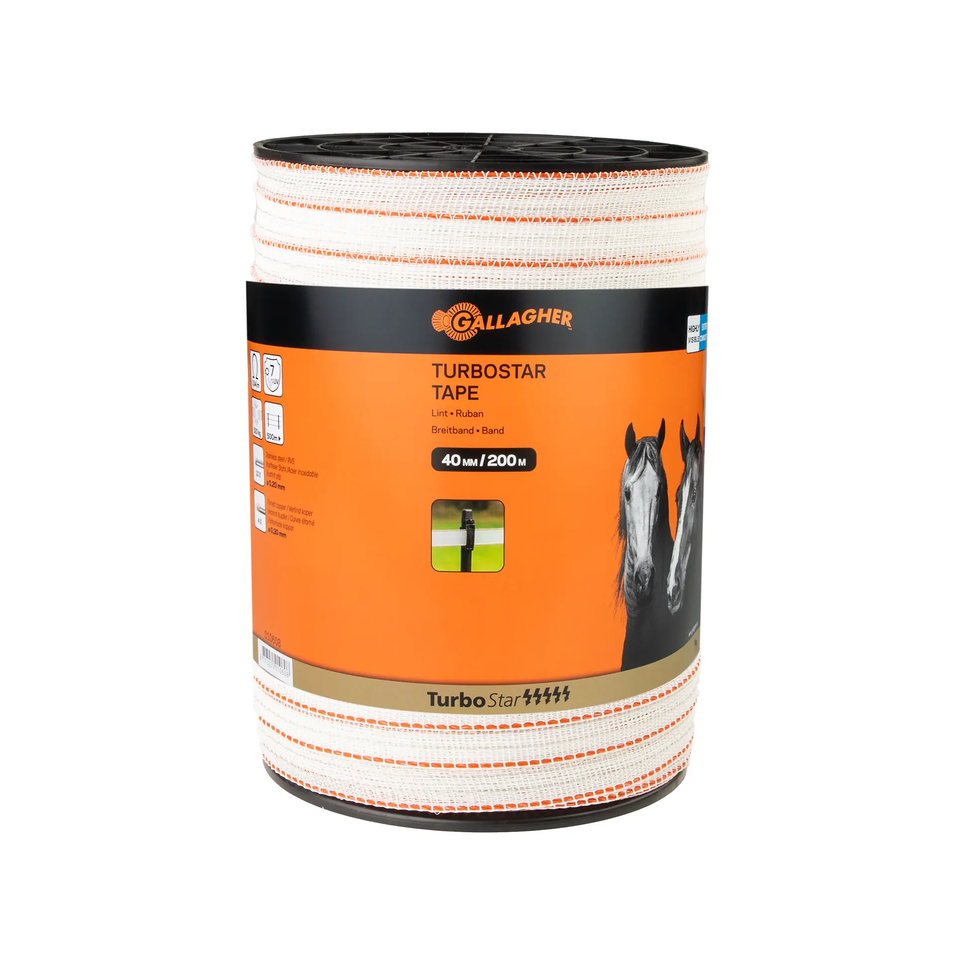 Gallagher TurboStar lint 40 mm (wit, 200 meter)