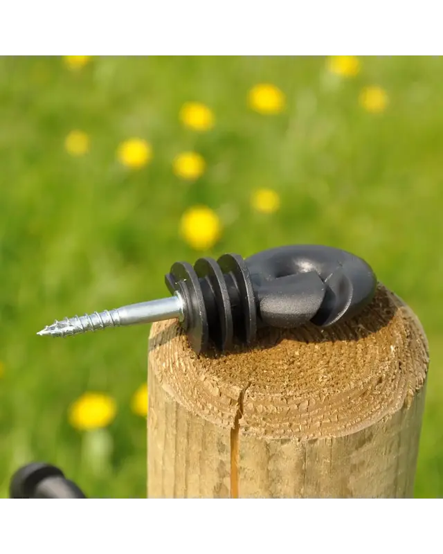 BS Schroef-ringisolator hout klein