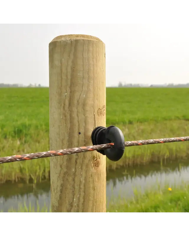 BS Schroef-ringisolator hout klein