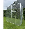 Kippenren aluminium 300x200x200 cm.