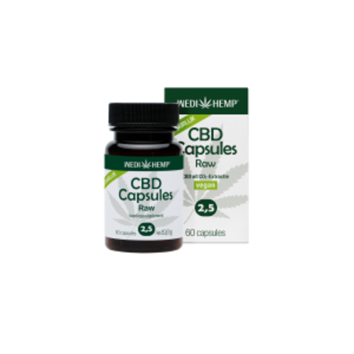 Wedihemp CBD Capsules Raw 2,5% (60st)