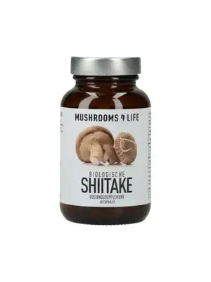 Mushrooms4Life Shiitake Paddenstoelen Capsules Bio