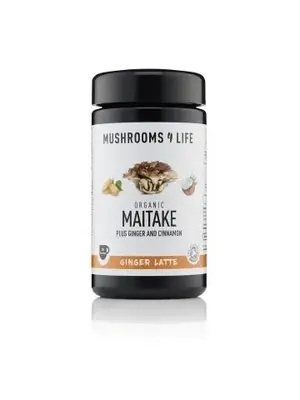 Mushrooms For Life Mushrooms For Life Maitake Gember Latte Bio
