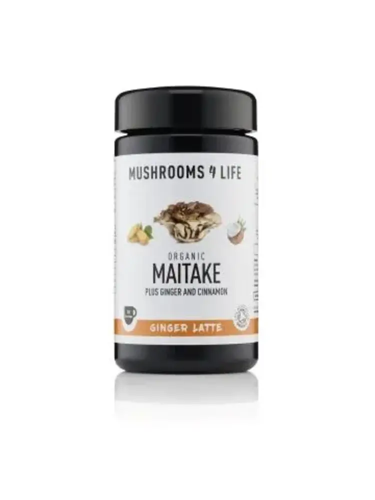 Mushrooms For Life Mushrooms For Life Maitake Gember Latte Bio