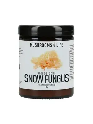 Mushrooms4Life Snow Fungus Paddenstoelen Poeder Bio