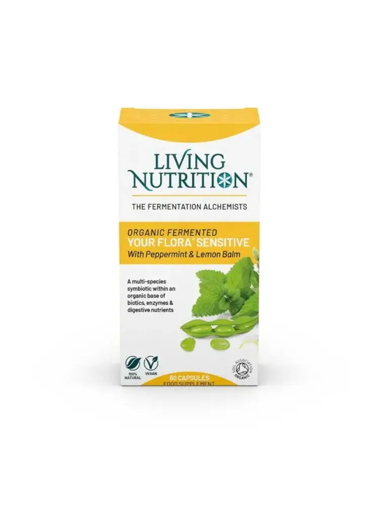 Living Nutrition Living Nutrition Your Flora Sensitive Gefermenteerde Pepermunt Citroenmelisse Bio