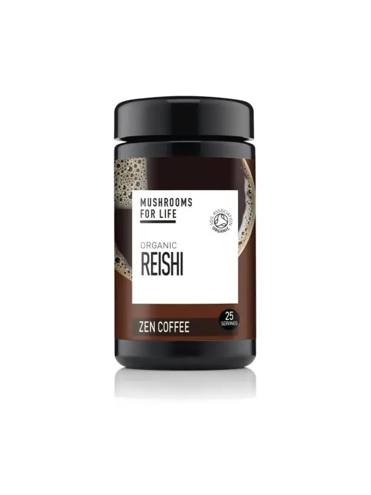 Mushrooms For Life Mushrooms For Life Reishi Zen Paddenstoelen Koffie