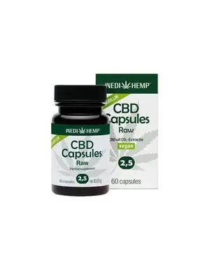 Wedihemp CBD Capsules Raw 2,5% (60st)