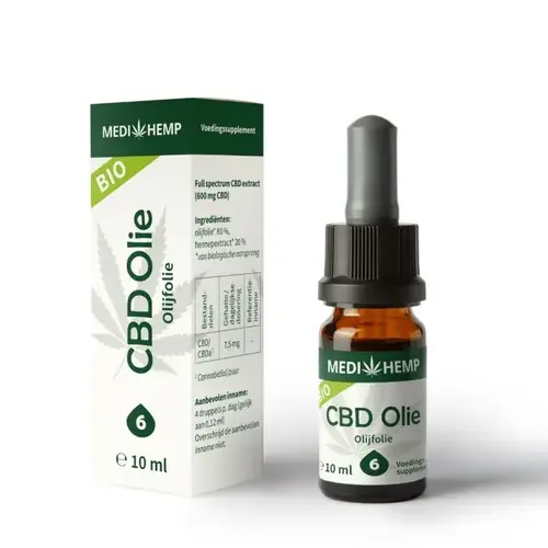 Wedihemp CBD Olie Olijfolie 6%