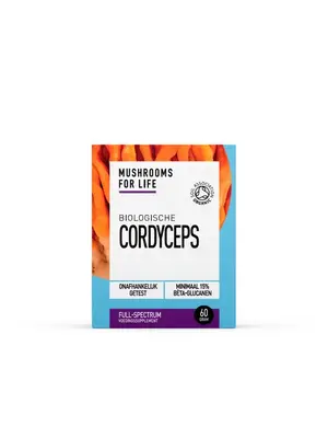 Mushrooms4Life Cordyceps Paddenstoelen Poeder Bio