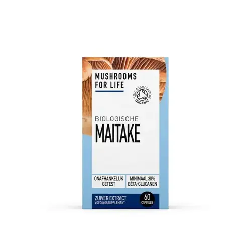 Mushrooms4Life Maitake Paddenstoelen Capsules Bio