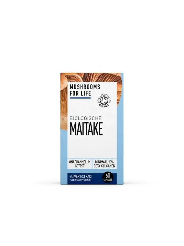 Mushrooms For Life Mushrooms For Life Maitake Paddenstoelen Capsules Bio