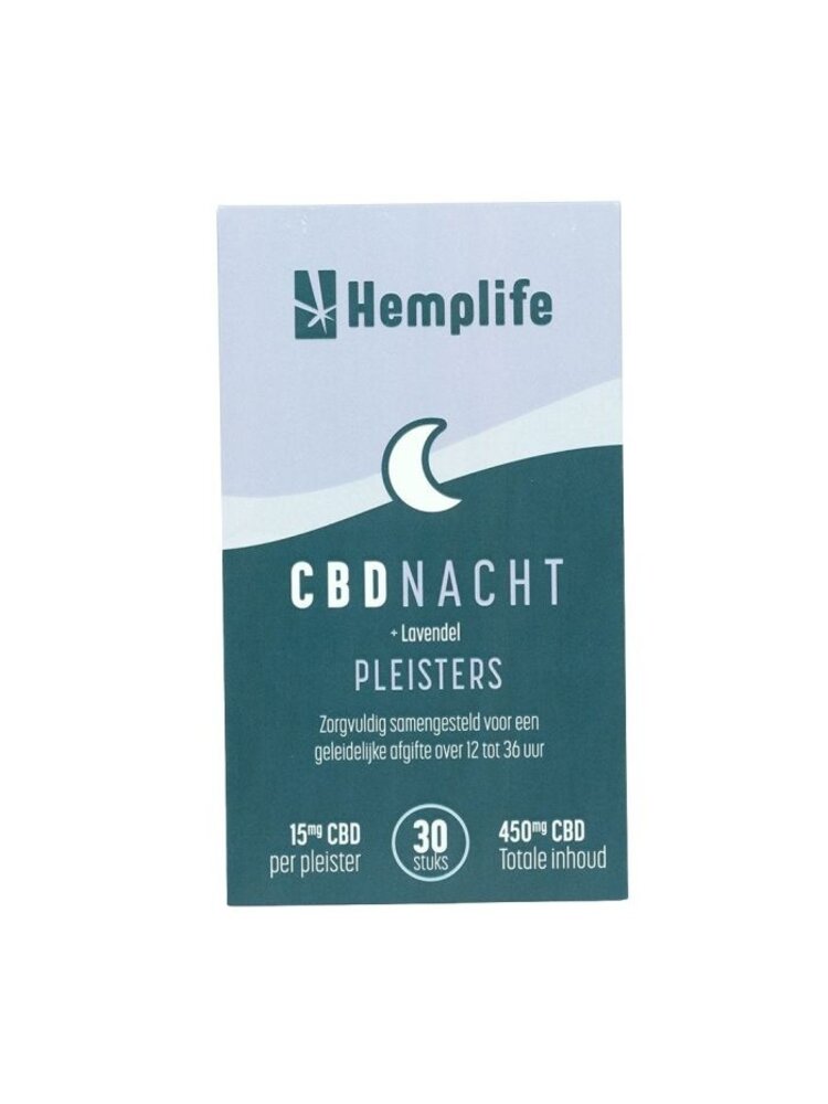 Hemplife Hemplife CBD Nacht Pleisters 15 mg (30st)
