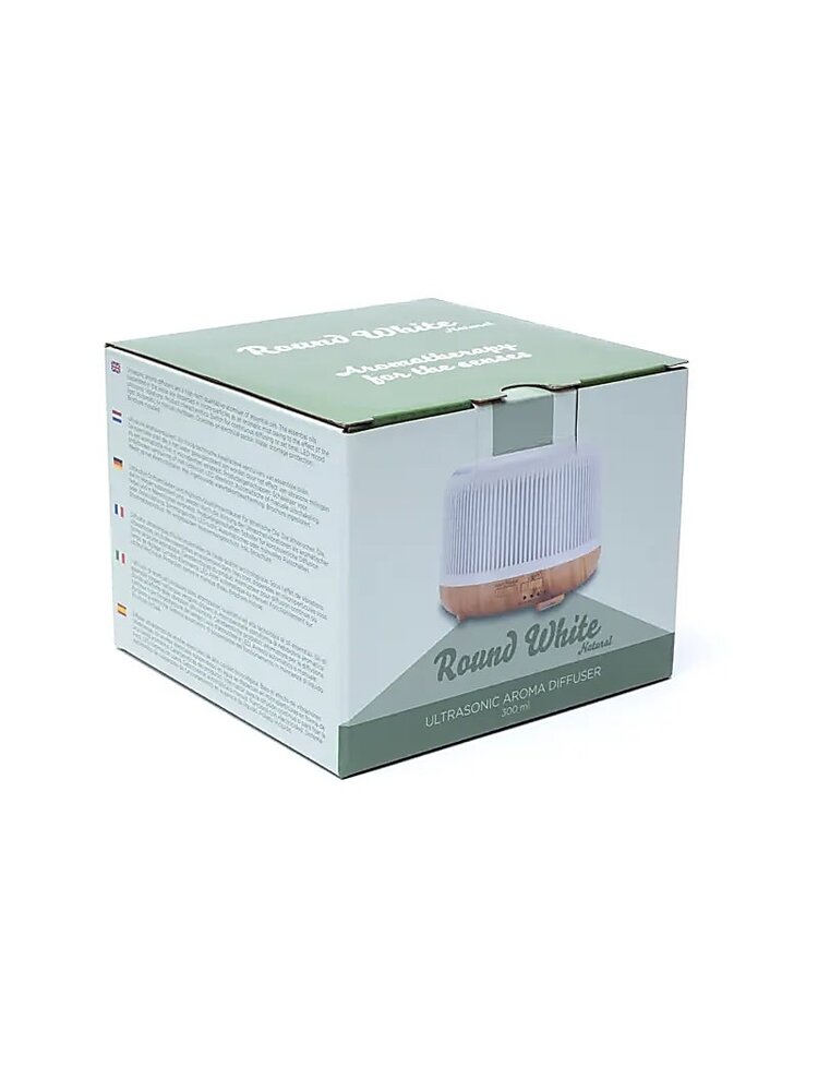 Aroma diffuser Round white naturel 300 ml