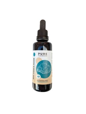 Pure Mushrooms Pure Mushrooms Lion's Mane Paddenstoelen Extract Alcoholvrij Bio