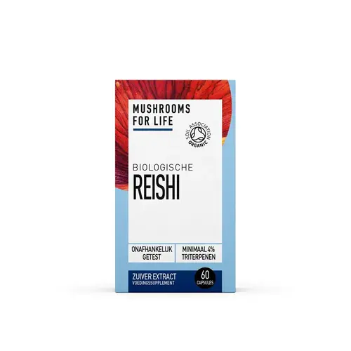 Mushrooms4Life Reishi Paddenstoelen Capsules Bio