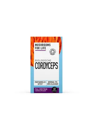 Mushrooms4Life Mushrooms4Life Cordyceps Paddenstoelen Capsules Bio