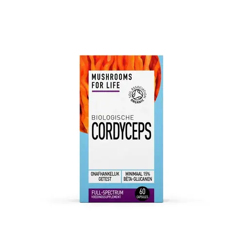 Mushrooms4Life Cordyceps Paddenstoelen Capsules Bio