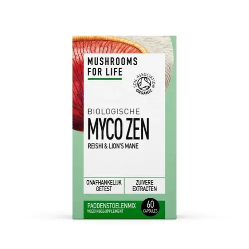 Mushrooms4Life Myco Zen Paddenstoelen Capsules Bio