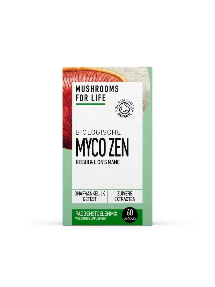 Mushrooms For Life Mushrooms For Life Myco Zen Paddenstoelen Capsules Bio