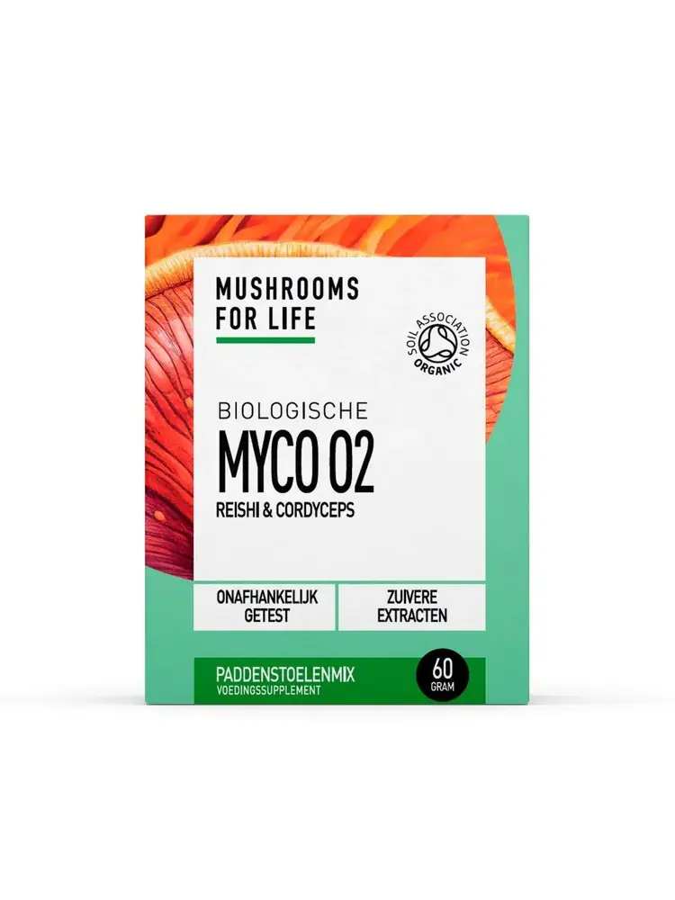 Mushrooms4Life Mushrooms4Life Myco 02 Paddenstoelen Poeder Bio