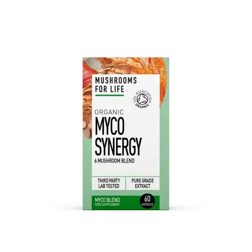 Mushrooms4Life Myco Synergy Paddenstoelen Capsules Bio