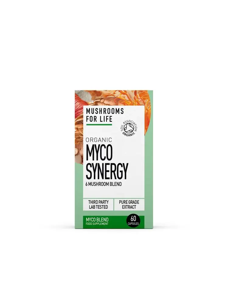 Mushrooms4Life Mushrooms4Life Myco Synergy Paddenstoelen Capsules Bio