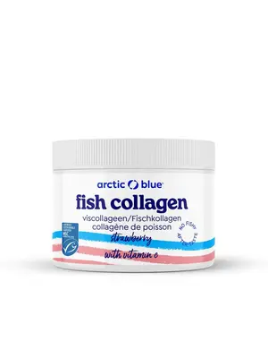 Arctic Blue Arctic Blue Noors Viscollageen Poeder met Vitamine C en aardbeismaak