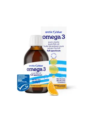 Arctic Blue Omega-3 visolie DHA & EPA met vitamine D3