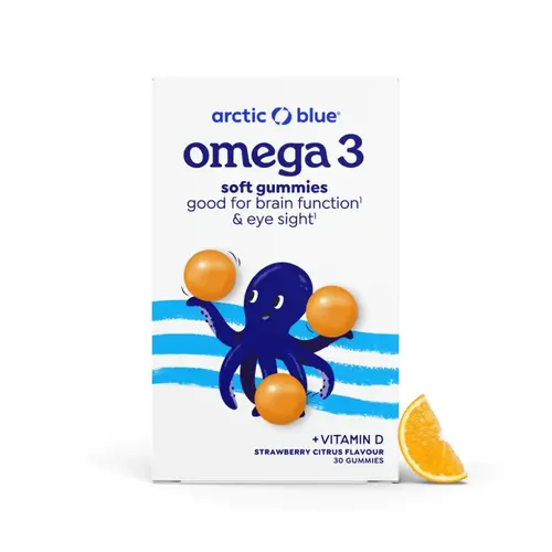 Arctic Blue Kids Omega-3 gummies DHA & EPA vitamine D3