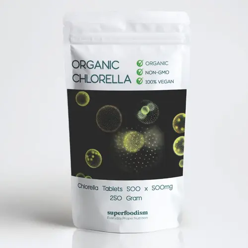 Superfoodism Chlorella tabletten 500mg Bio