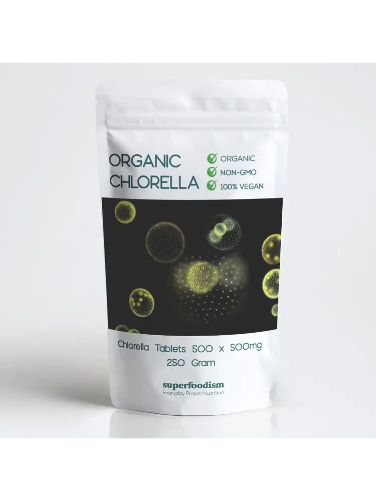 Superfoodism Superfoodism Chlorella tabletten 500mg Bio