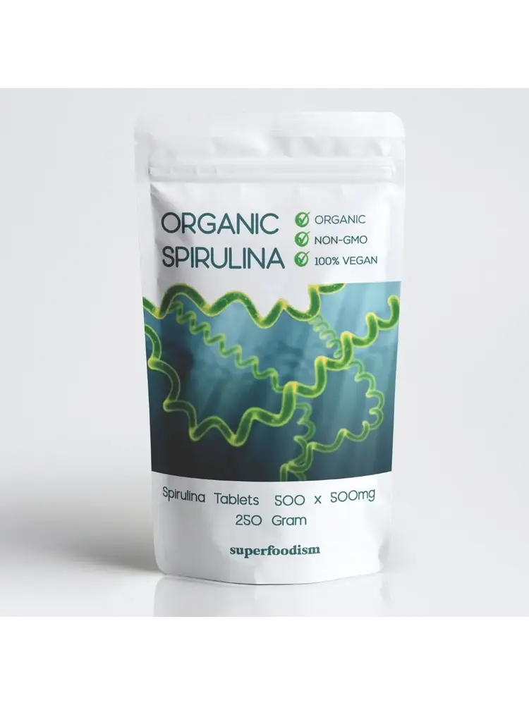 Superfoodism Superfoodism Spirulina tabletten 500mg Bio