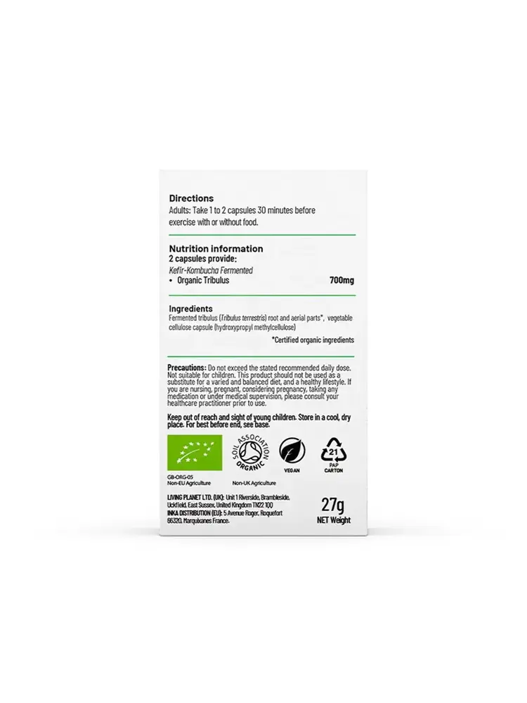 Living Nutrition Living Nutrition Fermented Tribulus Bio