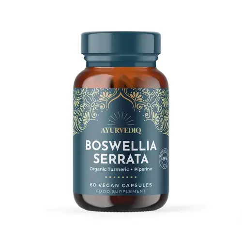 Ayurvediq Wellness Boswellia Serrata, Turmeric & Black Pepper Extract Capsules