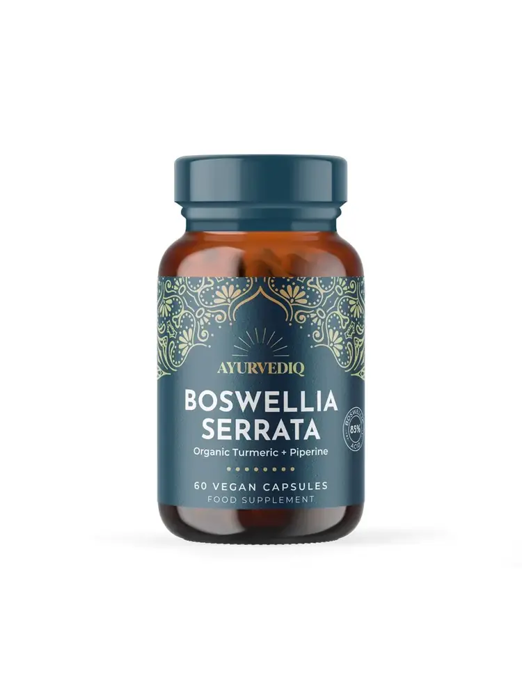 Ayurvediq Wellness Ayurvediq Wellness Boswellia Serrata, Turmeric & Black Pepper Extract Capsules