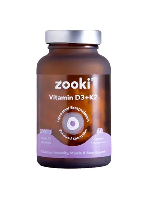 Zooki Zooki Vitamin D3 + K2 liposomal Capsules