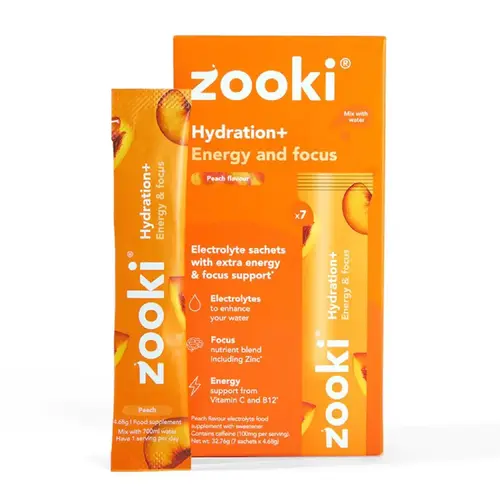 Zooki Hydration+ Energy & Focus Elektrolyten