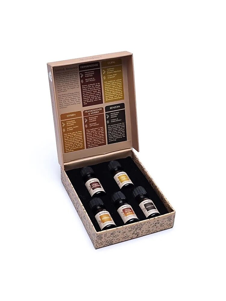 Aromafume Aromafume Wierookhars essentiële oliën mix (set van 5)