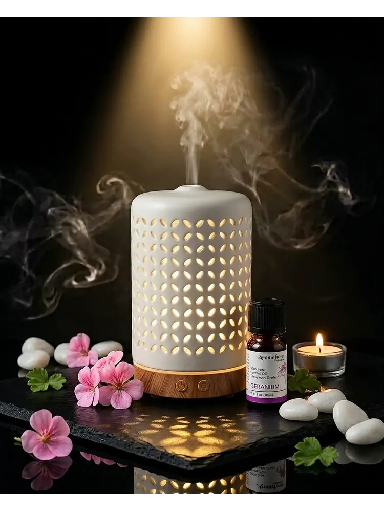 Aroma diffuser Bloem des Levens keramiek USB 100 ml