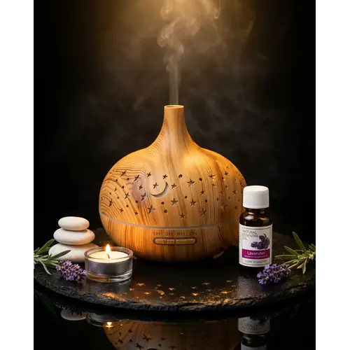 Starlight rond houtmotief 400 ml