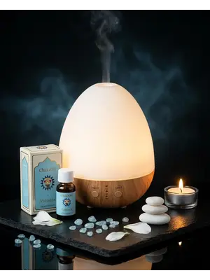 Aroma diffuser Oval white naturel USB 200 ml