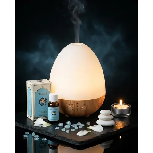 Oval white naturel USB 200 ml