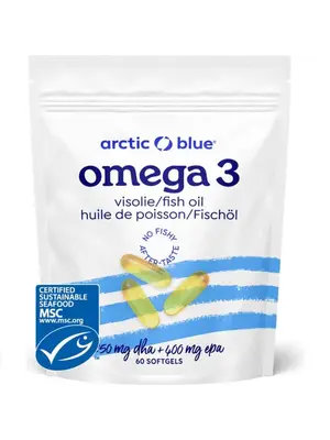 Arctic Blue Omega-3 visolie kleine capsules DHA & EPA